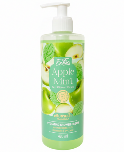 Apple Mint Scent Shower Cream.